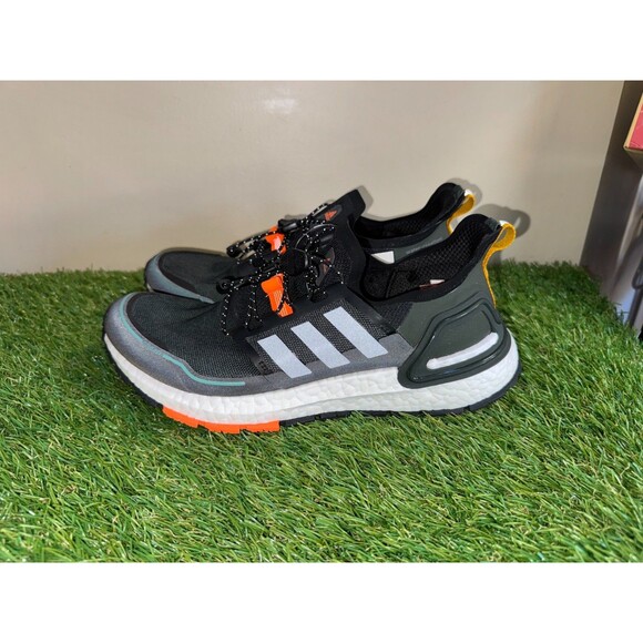 Mens Adidas Ultraboost C.RDY Black Signal Orange Running Shoes Size 8 Q46488 NEW